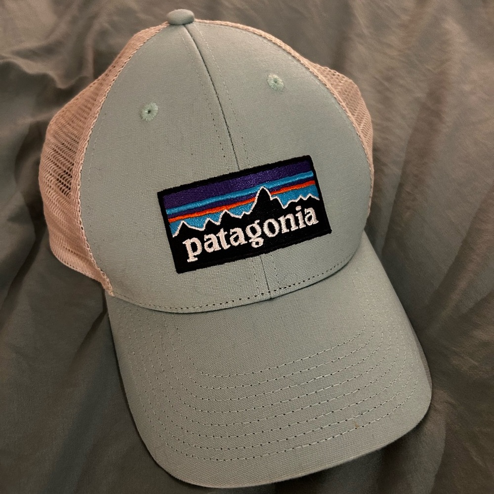 Patagonia Mint Colored Trucker Hat
